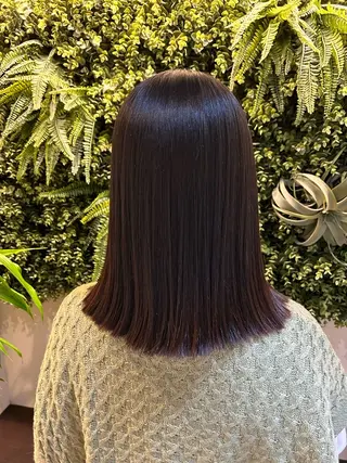 ミディアム 水谷 菜央のヘアスタイル