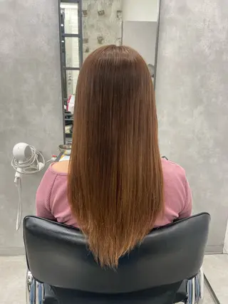 ロング 角田 萌夏のヘアスタイル