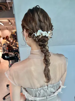 ヘアアレンジ charm《銀座》 ヘアセット/縮毛矯正のヘアスタイル