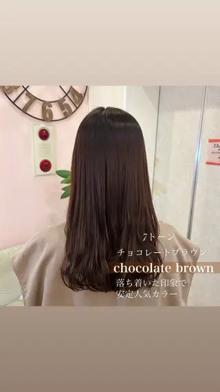 ロング カラー 韓国ヘア🧸髪質改善 🧸きくちみさきのヘアスタイル