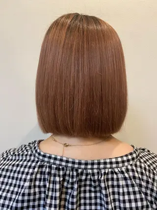 ミディアム 松本 玲菜のヘアスタイル