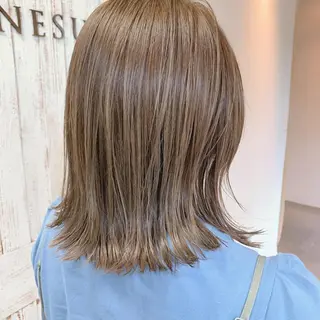 ミディアム カラー ヘアアレンジ JYUNESU表参道所属・似合わせhair🔸 アサダ タカコ🔸のヘアスタイル