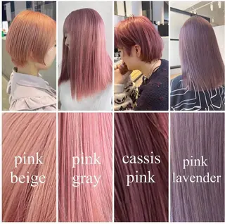 セミロング カラー 似合わせ小顔ショート /akane🐰♥️のヘアスタイル