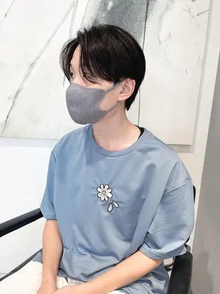 カラー メンズ ワンホン/韓国ヘア 🤍amiのヘアスタイル