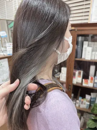 セミロング カラー ROIS渋谷【ロイス】所属・高橋大樹/グレージュ /ベージュ/美髪のヘアスタイル