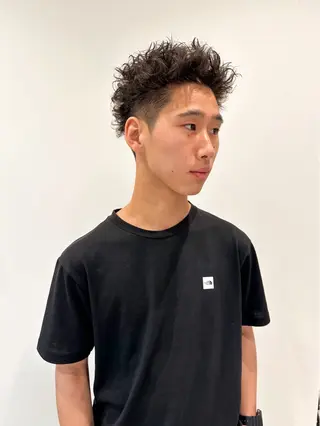 ショート パーマ メンズパーマ/ スパイキー/神田正紀のヘアスタイル