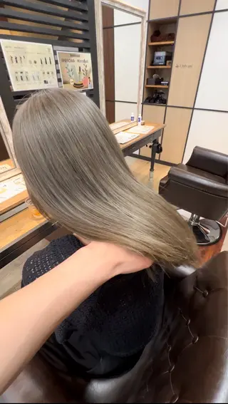 ミディアム カラー L'aube ami /キイチのヘアスタイル