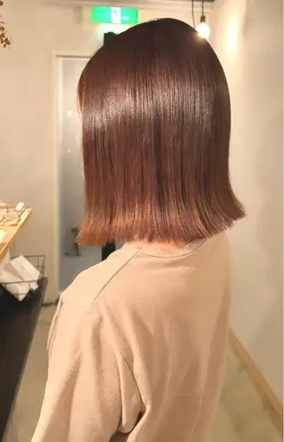 ミディアム カラー tocca hair & treatment 茨木所属・ノサカ ミワコのヘアスタイル