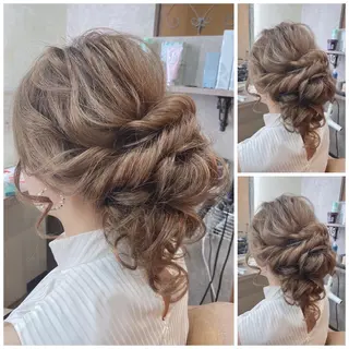 ヘアアレンジ 田井中 悠紀のヘアスタイル