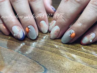 ネイル ヘアーサロン大野所属・nailsalon SWATiのネイルデザイン