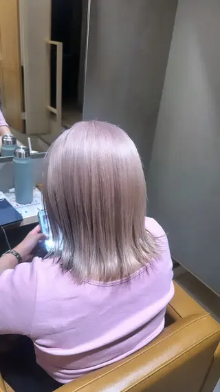 ミディアム カラー 艶髪/ハイトーン💎 レイヤー/Reijiのヘアスタイル