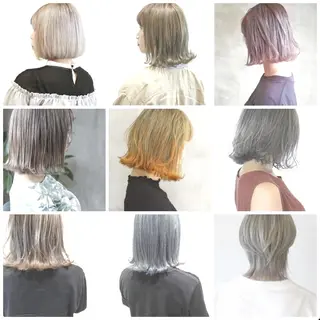 ミディアム カラー ill副店長 立和田純也のヘアスタイル