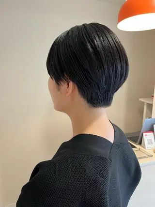 ショート ショート/ボブ/透明 感カラー/高橋あみのヘアスタイル