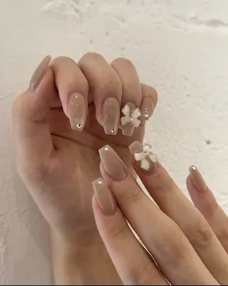 ネイル unwind ┊︎冬っぽネイル🧸のネイルデザイン