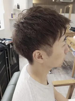 メンズ すずき えりのヘアスタイル