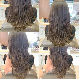 ロング メンズパーマ/難波/ 心斎橋　室園亮佑のヘアスタイル