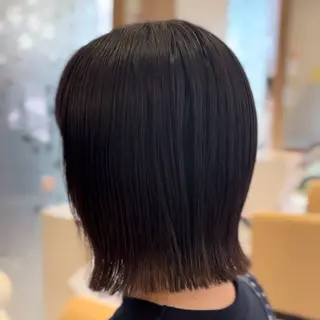 ショート FIGARO Ribute 登美ケ丘店所属・藤井勇太/ 切りっぱなしボブのヘアスタイル