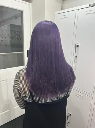 セミロング カラー ハイトーン/ウルフ /小澤凌祐🦕のヘアスタイル