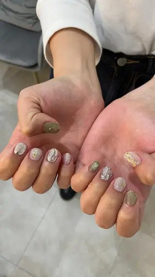 ネイル 栗田 ゆう子のネイルデザイン