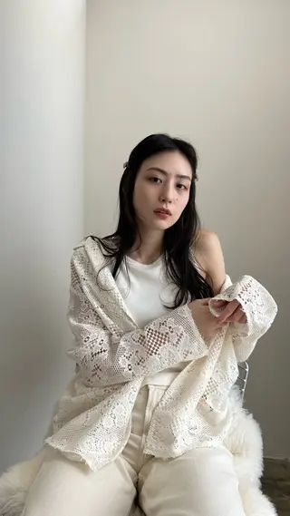 ロング カラー 梅田/柔らかカラー/ オオハシ リナコのヘアスタイル