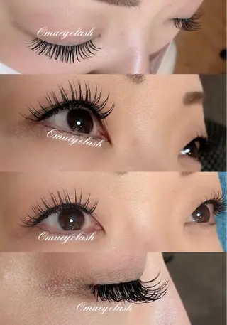 マツエク・マツパ 深夜も営業、国分寺駅 Omueyelashのマツエク・マツパデザイン