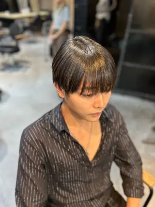 ショート メンズ 🌷ブリーチ縮毛矯正 /mina🌷のヘアスタイル