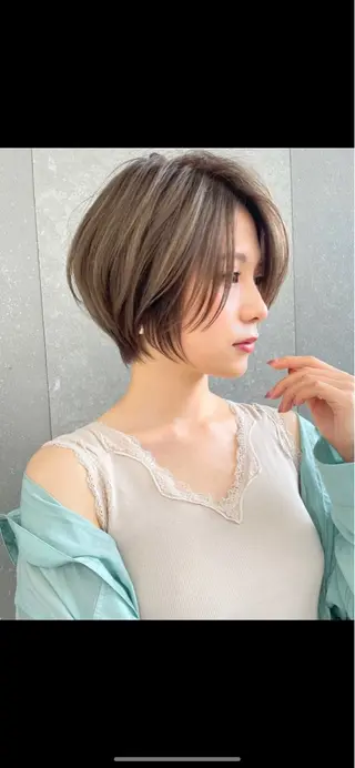 ショート COALL nex the salon所属・Riria✨ レイヤーカットのヘアスタイル