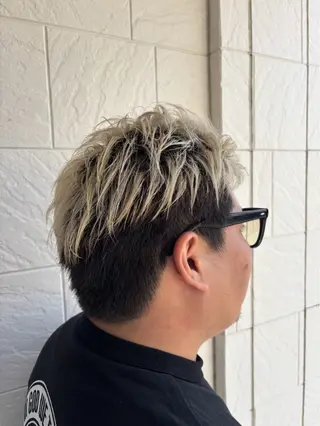 カラー メンズ 金田 恭平のヘアスタイル