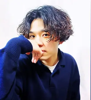 メンズ メンズ特化/上野 暖色カラー ダイチのヘアスタイル