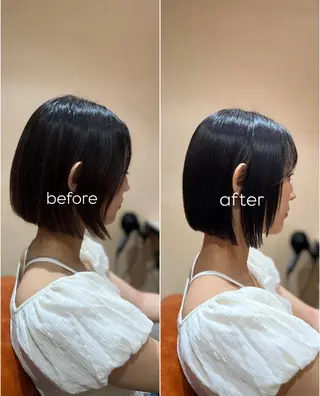 ショート カラー minami🌿‬ 透明感カラー🫧のヘアスタイル