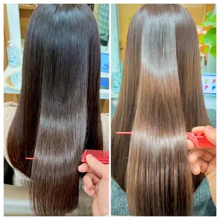 セミロング 透明感カラー/ イルミナカラーヒロキのヘアスタイル