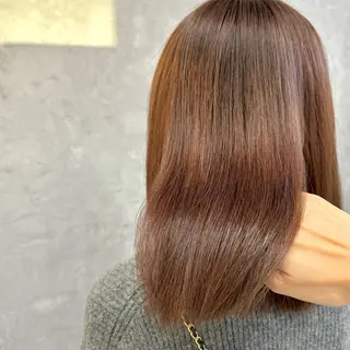 ミディアム パーマ NUMBER_ ユイナのヘアスタイル