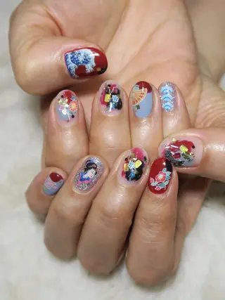 ネイル gloss nail 代々木上原のネイルデザイン