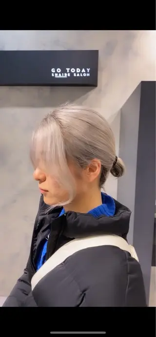 カラー 乾かしただけで艶髪✨ 縮毛矯正天王寺はやとのヘアスタイル