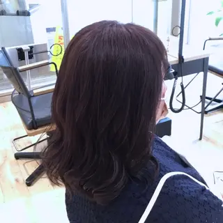 ミディアム カラー 滝口 瑞季のヘアスタイル