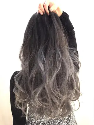 セミロング 日野 和也のヘアスタイル