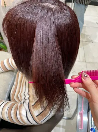 ミディアム NANAHO 湘南台美容室のヘアスタイル