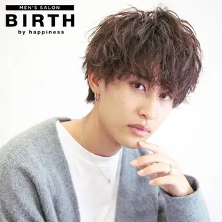ショート パーマ メンズ BIRTH by happiness所属・【ニュアンスパーマ】 西岡拓海のヘアスタイル