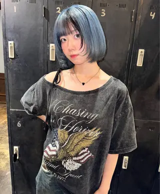ショート ハイトーン/デザイン honokaのヘアスタイル