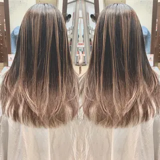 ロング カラー 山本 貴弘のヘアスタイル