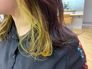 ミディアム カラー パーマ/ボブ/ レイヤー/豊浦翔太のヘアスタイル