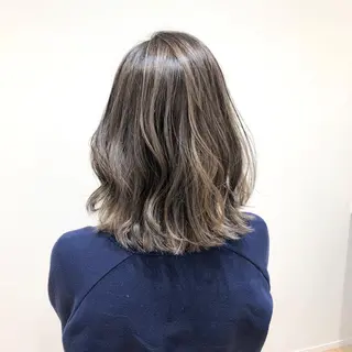 ミディアム 【店長】大根 亮太のヘアスタイル