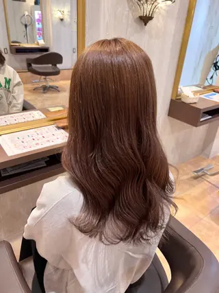 セミロング カラー yui🥀/ボブ /暖色/レディースのヘアスタイル