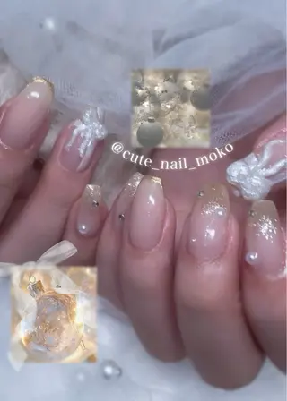 ネイル GO TODAY SHAiRE SALON原宿 Liber所属・️🫧もこ 艶感ネイル🫧のネイルデザイン