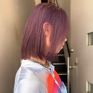 ショート misaki ボブ/ハイトーンのヘアスタイル