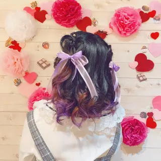 ヘアアレンジ Hair and Make Encourage所属・ヘアメイク エンカレッジのヘアスタイル