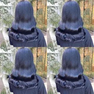 セミロング カラー 色気ある大人カラー /ブリーチなしのヘアスタイル