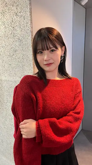 ミディアム 新宿/ボブ/レイヤー 縮毛矯正/SACHIのヘアスタイル