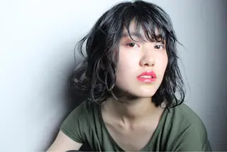 ミディアム 横井伴典 矢場町 メンズカット/パーマのヘアスタイル