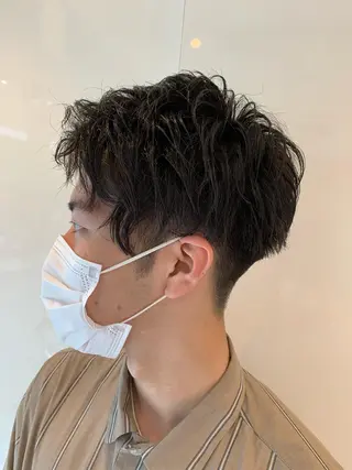 ショート パーマ 美髪形成!色素改善! 秋田 和輝のヘアスタイル